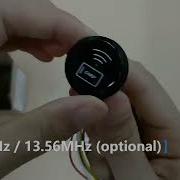Mini Smallest 125khz 13 56Mhz Wiegand 26 34 RFID Card Reader Door Access Control Slave Reader