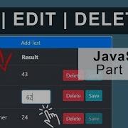 Quick Add Edit Delete Table Items JavaScript Backend Part 1 Of 2