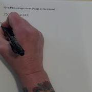 Calculate The Average Rate Of Change Using Function Notation