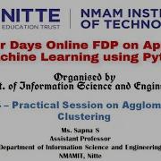 04 Day 4 Session 1 Agglomerative Clustering Using Python Ms Sapna S