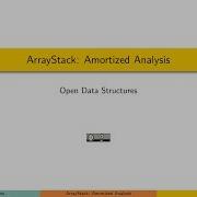 ArrayStack Amortized Analysis