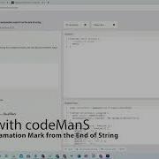 Codewars 8 Kyu Remove An Exclamation Mark From The End Of The String JavaScript