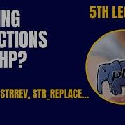 PHP String Functions In Hindi Strlen Strrev Substr Str Replace