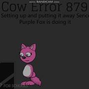 Cow Error 879