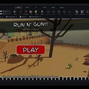 RUN N GUN Devlog 6 Main Menu UNFINISHED