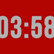3 Minute 58 Second Timer With Alarm Without Music