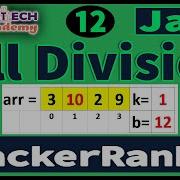 12 Bill Division HackerRank Coding Competitive Programming Java Fox Tech Academy