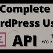 Полный API для пользователей WordPress Часть 2