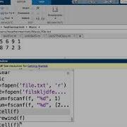 MATLAB Random File Access