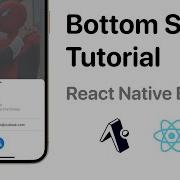 Нижний лист React Native Учебное пособие Expo 2022