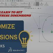 SolidWorks Sketch Tutorial E012 Smart Dimension Settings Formatting Tips For Beginners