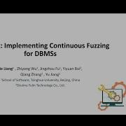 USENIX ATC 24 WingFuzz Implementing Continuous Fuzzing For DBMSs