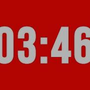 3 Minute 46 Second Timer With Alarm Without Music