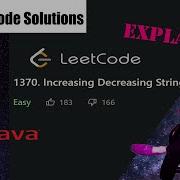 LeetCode 1370 Increasing Decreasing String Solution Explained Java