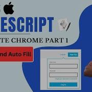 MACOS Using AppleScript To Automate Chrome Auto Form Filling And URL Control
