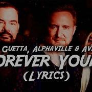 David Guetta Alphaville Ava Max Forever Young Lyrics