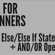 Java For Beginners Else Else If Statements AND OR Operators 5 10