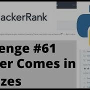 Hackerrank Python Challenge 61 Integer Comes In All Sizes