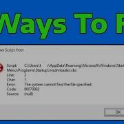 How To Fix Windows Script Host Error In Windows 11
