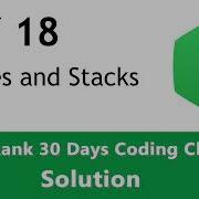 Day 18 Queues And Stacks With Python Implementation HackerRank Solution