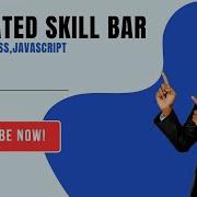 Create Animated Skills Progress Bars With HTML CSS Step By Step Tutorial