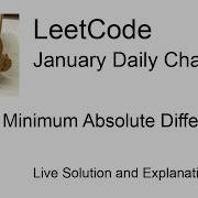 Daily Leetcode 2127 Jan 26 2026 1200 Minimum Absolute Difference
