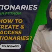 Dictionaries In Python How To Create Access Dictionary With Examples Dictionary Part 1
