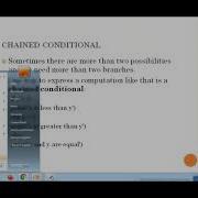 Chained Conditionals