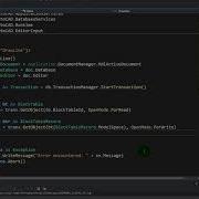 Creating A Line In AutoCAD Using VB NET