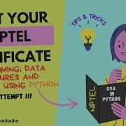 How To Prepare For The NPTEL Final Exam Programming Data Structures And Algorithms Using Python
