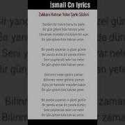Zakkum Hatıran Yeter Lyrics