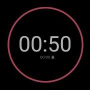 50 Second Countdown Timer IPhone Timer Style