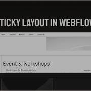 Create A Sticky Layout In Webflow In 1 Minute Add A Trendy Scrolling Effect To Your Landing Page