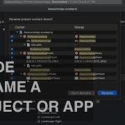 Mastering Xcode Series With Xcode Help Rename A Project Or App