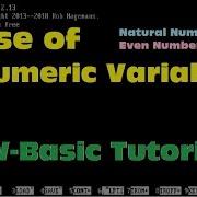 2 GWBasic Language Numeric Variable Video Lecture In Urdu Lunar Computer College