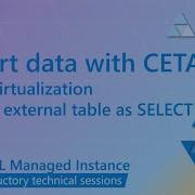 Data Virtualization Export With CETAS