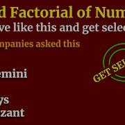 Find Factorial Of Number In Java Java Interview Questions
