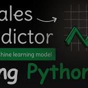 I CREATE SALES PREDICTOR MACHINE LEARNING MODEL USING PYTHON Machine Learning Projects