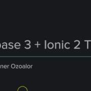 Firebase With Ionic2 Tutorial 1 Introduction And Installation