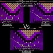 Geometry Dash Electrodynamix Full Version Comparison IIihackediIiooo Vs DavidYT Vs More