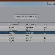 JAVA Tutorial How To Remove JTable Selected Row In Java Using NetBeans With Source Code