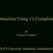 Subtraction Using R S Compliment Numbers In Fraction 2s 8s 10s 16s Compliment
