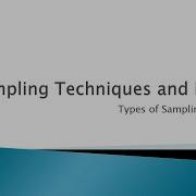 Sampling Techniques And Ethics Concept