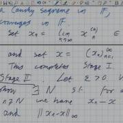Lecture 17 Functional Analysis Sequence Spaces Continued