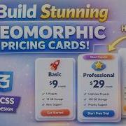 Build Stunning Neomorphic Pricing Cards With HTML CSS Modern UI Design