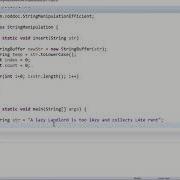 Java String Manipulation Insert Efficiently