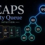 Структура данных Heap визуальное объяснение приоритетных очередей Heapify и пирамидальной сорти