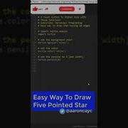 Draw Star In Python Turtle Graphics Draw 5 Pointed Star Python Pythonprogramming Shorts