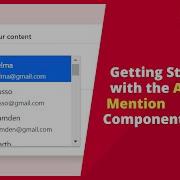 Getting Started With The Angular Mention Component