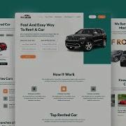 Build A Responsive Car Rental Website Using HTML CSS JavaScript Step By Step
